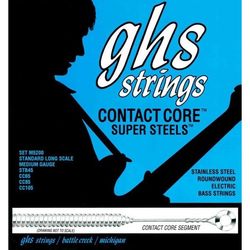 Струны GHS Contact Core Super Steels 45-105