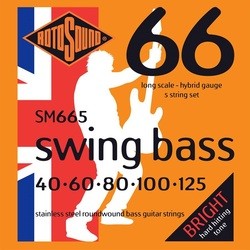 Струны Rotosound Swing Bass 66 5-String 40-125