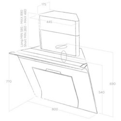 Вытяжка Elica Sinfonia BL/F/80