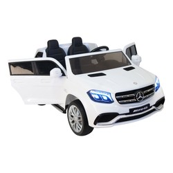 Детский электромобиль RiverToys Mercedes-Benz GLS63 (белый)