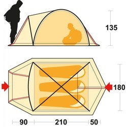 Палатка Ferrino Skyline 3 Alu