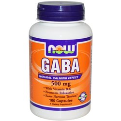 Аминокислоты Now GABA 500 mg 100 cap