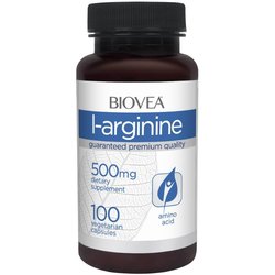 Аминокислоты Biovea L-Arginine 500 mg 100 cap