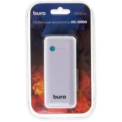 Powerbank аккумулятор Buro RC-5000 (белый)