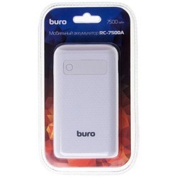 Powerbank аккумулятор Buro RC-7500A (черный)