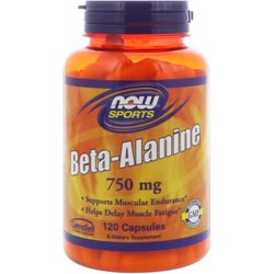 Аминокислоты Now Beta-Alanine 750 mg 120 cap
