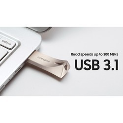 USB Flash (флешка) Samsung BAR Plus (серый)