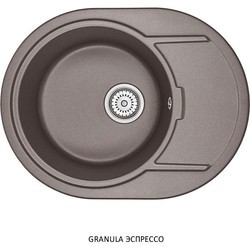 Кухонная мойка Granula 6502 (графит)