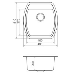 Кухонная мойка Vankor Norton NMP 01.48