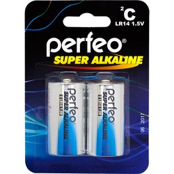 Аккумуляторная батарейка Perfeo Super Alkaline 2xC