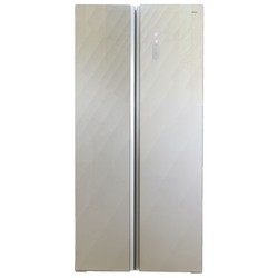 Холодильник Ginzzu NFK-465 Glass (золотистый)