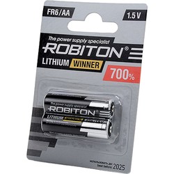 Аккумуляторная батарейка Robiton 2xAA Lithium Winner