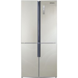 Холодильник Ginzzu NFK-510 Glass (золотистый)