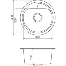 Кухонная мойка Vankor Polo PMR 01.45