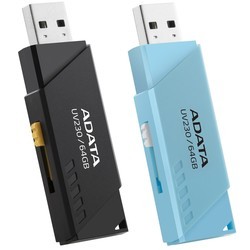 USB Flash (флешка) A-Data UV230 64Gb (черный)