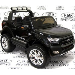 Детский электромобиль RiverToys New Ford Ranger (черный)