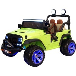 Детский электромобиль RiverToys Jeep A004AA (зеленый)