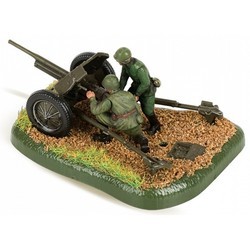 Сборная модель Zvezda Soviet 45 mm Anti-Tank Gun with Crew (1:72)