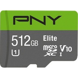 Карты памяти PNY Elite microSDXC CL 10 90MB/s 512Gb