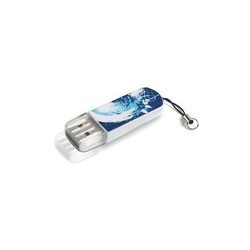 USB Flash (флешка) Verbatim Mini Graffiti 32Gb (синий)