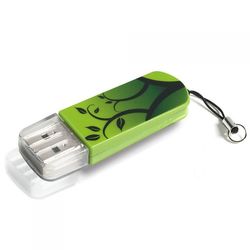 USB Flash (флешка) Verbatim Mini Elements (зеленый)