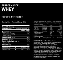 Протеин Optimum Nutrition Performance Whey 1.95 kg