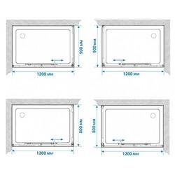 Душевая кабина Aquaton Ritsa 120x90 R