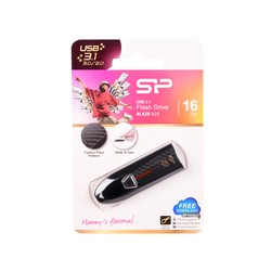 USB Flash (флешка) Silicon Power Blaze B25 16Gb (черный)
