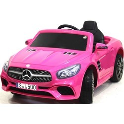 Детский электромобиль RiverToys Mercedes-Benz SL500 (розовый)