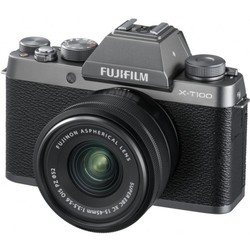 Фотоаппарат Fuji FinePix X-T100 Kit (серебристый)