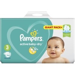Подгузники Pampers Active Baby-Dry 3 / 104 pcs