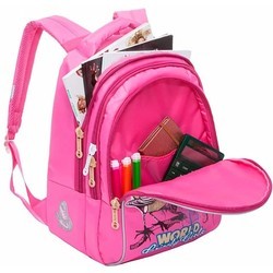 Школьный рюкзак (ранец) Grizzly RG-868-2 (розовый)