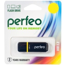 USB Flash (флешка) Perfeo C01 4Gb (белый)
