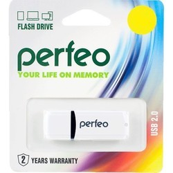 USB Flash (флешка) Perfeo C02 8Gb (белый)