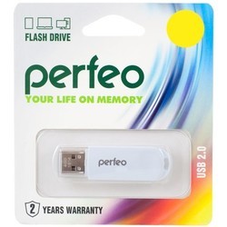 USB Flash (флешка) Perfeo C03 32Gb (белый)