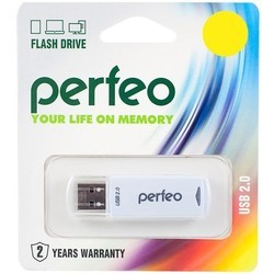 USB Flash (флешка) Perfeo C06 16Gb (белый)