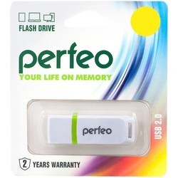 USB Flash (флешка) Perfeo C11 16Gb (белый)