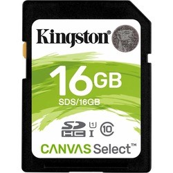 Карта памяти Kingston SDHC Canvas Select 16Gb