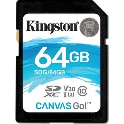 Карта памяти Kingston SDXC Canvas Go!