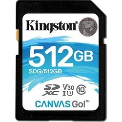 Карта памяти Kingston SDXC Canvas Go! 512Gb