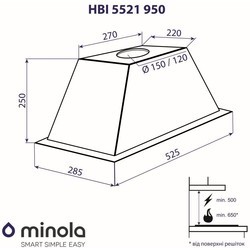 Вытяжка Minola HBI 5521