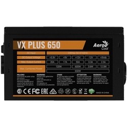 Блок питания Aerocool VX Plus 650W