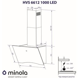 Вытяжка Minola HVS 6612