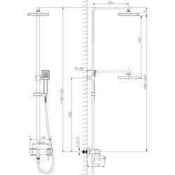 Душевая система Lemark Tropic LM7004C