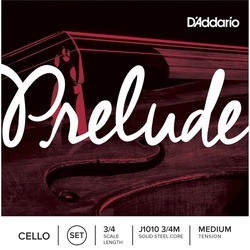 Струны DAddario Prelude Cello 3/4 Medium