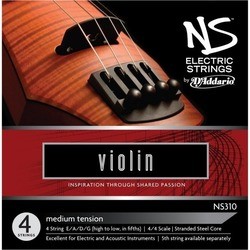 Струны DAddario Electric Violin 4/4 Medium