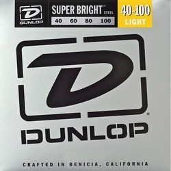 Струны Dunlop Super Bright Steel Bass 40-100