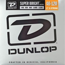 Струны Dunlop Super Bright Nickel Wound 5-String Bass 40-120