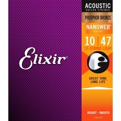 Струны Elixir Acoustic Phosphor Bronze 12-String 10-47