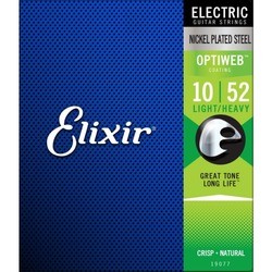 Струны Elixir Electric Optiweb Light-Heavy 10-52
